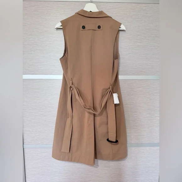 AVTANDIL 2 in 1 Trench Coat In Beige Sz. S - Picture 6 of 16